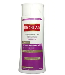 شامپو کلاژن و کراتین ضد ریزش بیوبلاس BIOBLAS