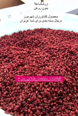 زرشک پفکی درجه یک 250 گرمی