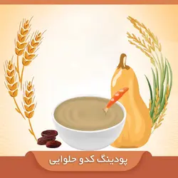 پودینگ کدو حلوایی