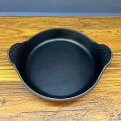 ظرف دو دسته ملامین ساور کد 25059 (مشکی/قهوه‌ای)