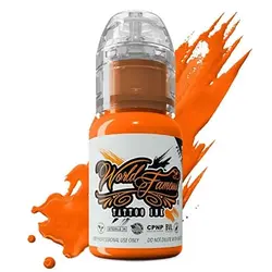 رنگ تاتو فیمس اصلی رنگ EVERST ORANGE