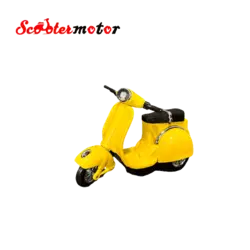 فندک موتوری طرح وسپا رنگ زرد (نایاب)