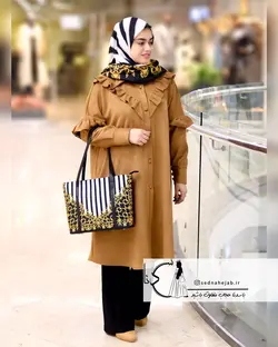 ست کیف و روسری دوشی سویا گلدن