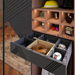 کمد ریلی _ کمد لباس ریلی 4 درب مدرن_ با درب کشویی_ سپهرچوب