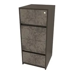 فایل چهار کشو بلند پوشه خور سپیدارA four-drawer long folder file