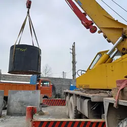 سپتیک تانک بتنی بیهوازی 4000لیتری بدون ایزوگام