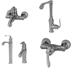 ست کروم مات شیرآلات آرتین مدل آراد