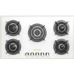 گاز رومیزی اسپورتیج مدل G565w قارچی طلایی سفید