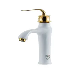 ست سفیدطلایی شیرآلات ویچنزا مدل لیرا