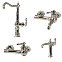 ست کروم شیرآلات ویچنزا مدل لتو