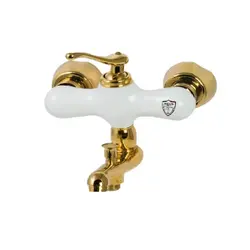 ست سفیدطلایی شیرآلات ویچنزا مدل سزار