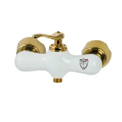 ست سفیدطلایی شیرآلات ویچنزا مدل سزار