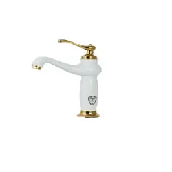 ست سفیدطلایی شیرآلات ویچنزا مدل سزار