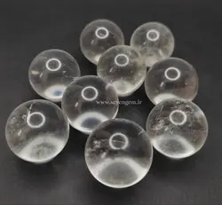 گوی فوق شفاف کریستال کوارتز (کد40)