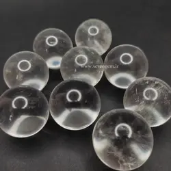 گوی فوق شفاف کریستال کوارتز (کد40)