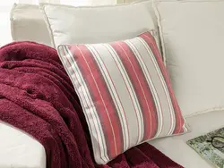 روکش بالش  Riviere 43×43 cm Claret – خاکستری انگلیش هوم