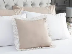 روبالشی تکی تزئینی 45×45 – بژ انگلیش هوم