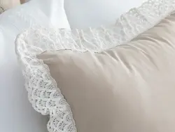 روبالشی تکی تزئینی 45×45 – بژ انگلیش هوم