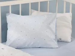 روبالشی نوزاد35×45 نخی Mini Astro – آبی انگلیش هوم