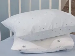روبالشی نوزاد35×45 نخی Mini Astro – آبی انگلیش هوم