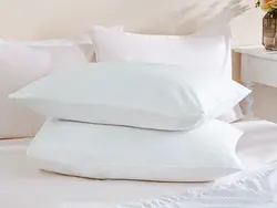 روبالشی 2 عددی  50×70  پنبه ای ساده – سفید انگلیش هوم