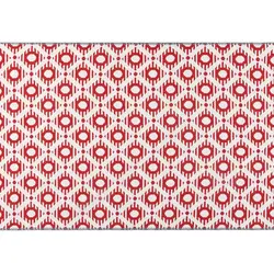 گلیم 120×180 بافته شده حاشیه دار بانی – قرمز/آبی مادام کوکو