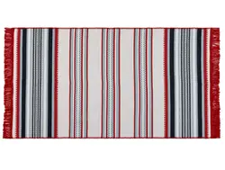 گلیم 60×100 حاشیه دار Trinetta – قرمز/آبی مادام کوکو