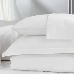 ملحفه روتختی دونفره 240×260 پنبه ای رانفورس – سفید مادام کوکو