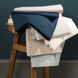 ملحفه روتختی دونفره 160×240 پنبه ای دورکش دوروتی رانفورس – آبی سرمه ای مادام کوکو