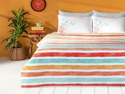 روتختی دو سایز کارتی Fabrizio – طرح دار قرمز 200X220CM مادام کوکو