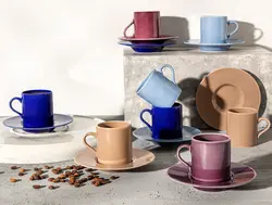 ست فنجان قهوه 4 تکه لنورا مادام کوکو