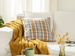 روکش بالش Montagne 43×43 cm Claret – قرمز انگلیش هوم