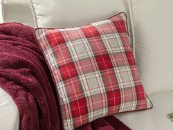 روکش بالش Montagne 43×43 cm Claret – خاکستری انگلیش هوم