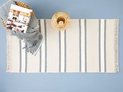 گلیم فرش بافته شده اسپارکس 80*150 سانتی متر سنگ سبک انگلیش هوم