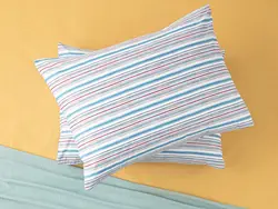 روبالشی 2 بسته پنبه ای Mer Aquarelle 50×70 سانتی متر فیروزه ای – آبی انگلیش هوم