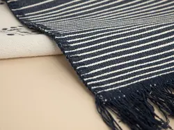 گلیم بافته ناوا 80*150 سانتی متر آبی سرمه ای انگلیش هوم
