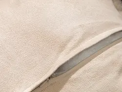 روکش بالش پرتاب دار خرگوش نرم لمسی 45×45 سانتی متر بژ انگلیش هوم