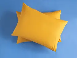 روبالشی 2 بسته پنبه ای ساده 50×70 سانتی متر خردل انگلیش هوم