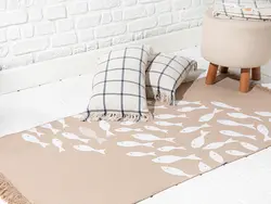 گلیم بافته شده ماهی کوچولو 120×180 سانتی متر بژ انگلیش هوم