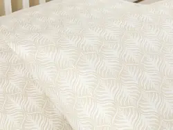 روبالشی ست دو عددی نخی طرحدار سایز 50×70 رنگ بژ انگلیش هوم