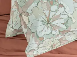 روبالشی ست دو عددی پنبه ای طرحدار سایز 50×70 رنگ سه رنگ انگلیش هوم