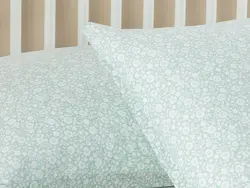 روبالشی ست دو عددی نخی طرحدار سایز 50×70 رنگ آبی فیروزه ای انگلیش هوم