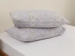 روبالشی ست دو عددی سایز 50×70 رنگ یاسی انگلیش هوم
