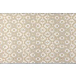 گلیم 120×180 بافت حاشیه دار بانی – بژ/آبی مادام کوکو