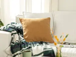 روبالشی Colline Pillow Case 43×43 – قرمز / خاکستری انگلیش هوم