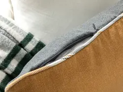 روبالشی Colline Pillow Case 43×43 – قرمز / خاکستری انگلیش هوم