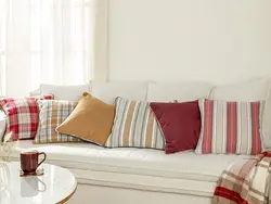 روبالشی Colline Pillow Case 43×43 – قرمز / خاکستری انگلیش هوم