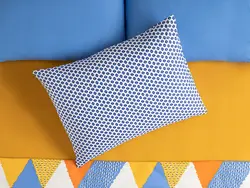 روبالشی تک نخی Trine Unique 50×70 Cm آبی سرمه ای انگلیش هوم
