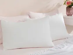 روبالشی 2 عدد 50×70 پنبه ای ساده – سفید انگلیش هوم
