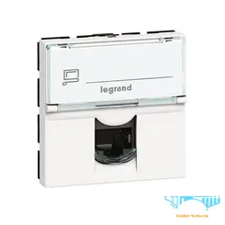 کیستون شبکه لگراند CAT6A SFTP دو ماژول پهن Keystone Legrand CAT6A SFTP Dual Wide Module